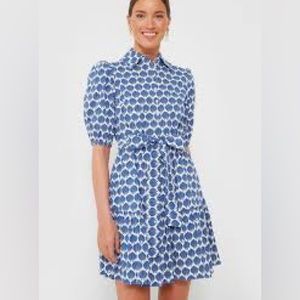 Kate spade shell print shirt dress